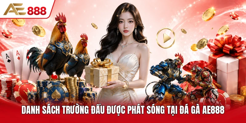 Danh sách trường đấu được phát sóng tại đá gà AE888